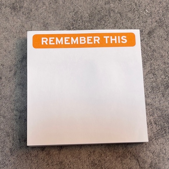 Knock Knock | Office | Remember This Notepad | Poshmark